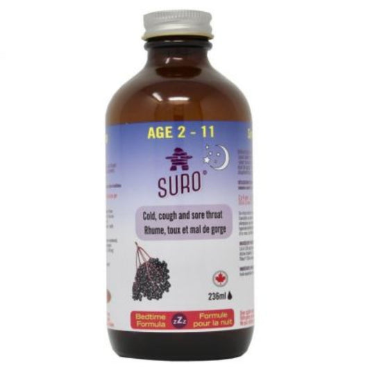 Suro Elderberry Syrup Nighttime for Kids 236ml