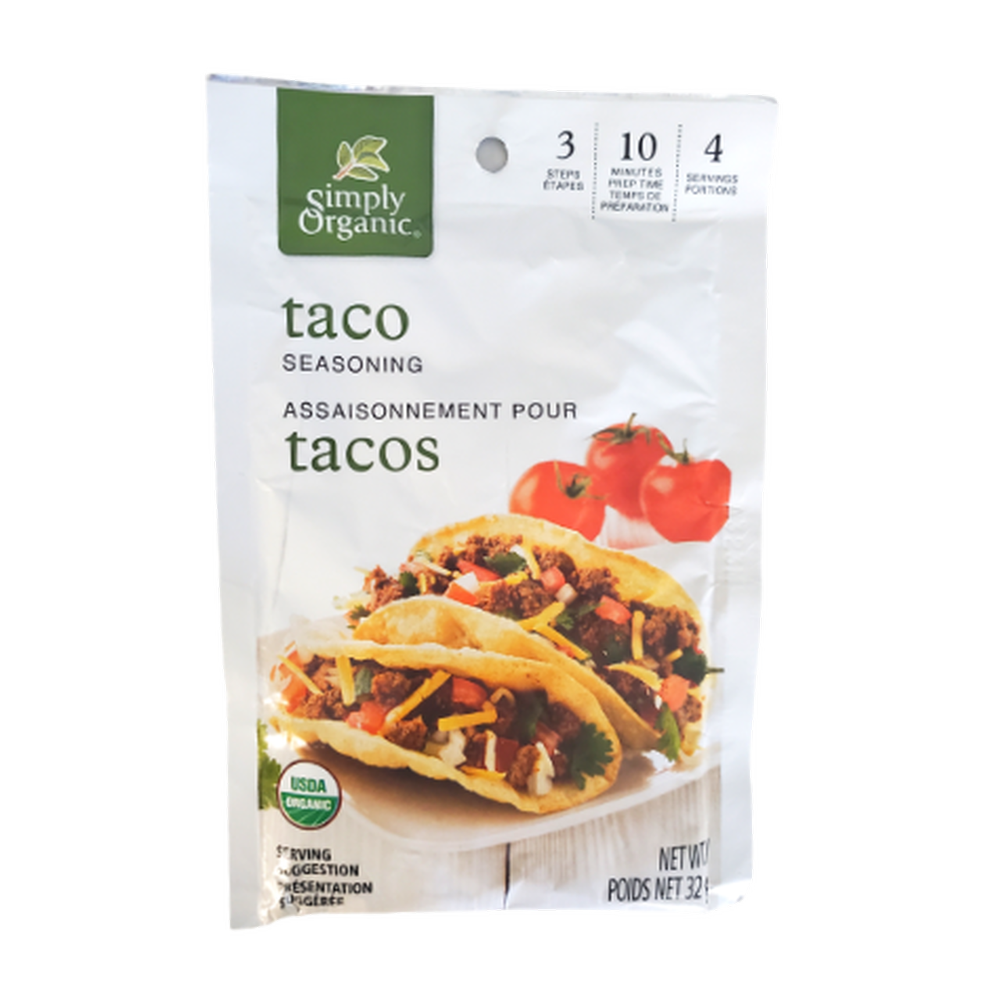 Simply Organic Taco Seasoning 32g