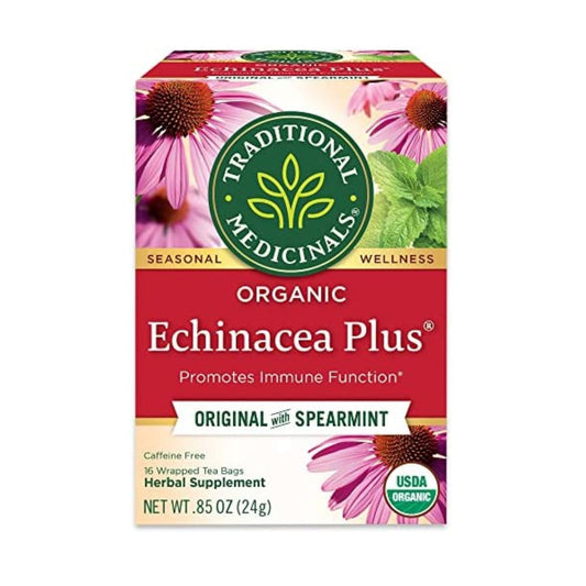Traditional Medicinals Organic Echinacea Plus Spearmint 16 Tea Bags