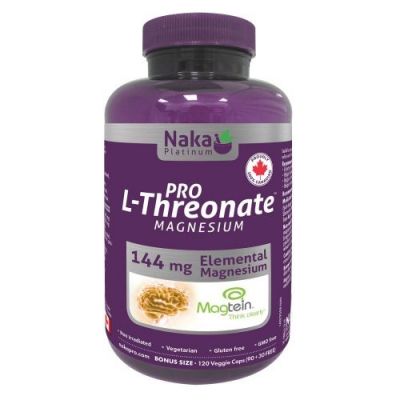 Naka Magnesium L-Threonate 120 Capsules