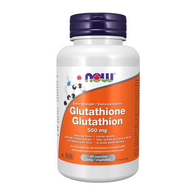 Now Glutathione 500mg 60 Capsules