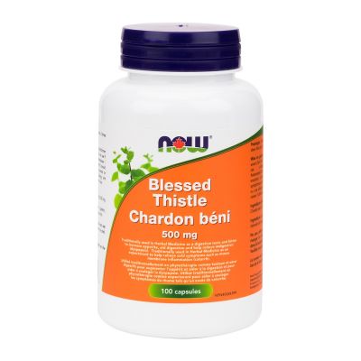 Now Blessed Thistle 500mg 100 Veg Capsules