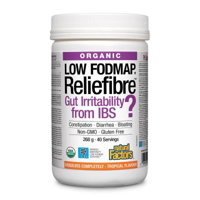 Natural Factors Organic Reliefibre-Tropical 268g