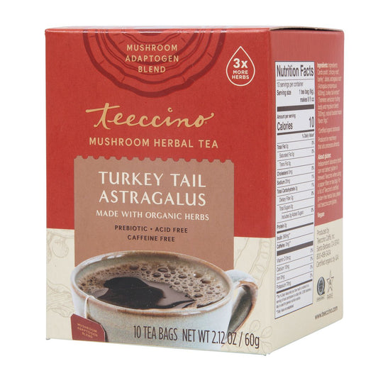 Teeccino Turkey Tail & Astragalus 10 Teabags