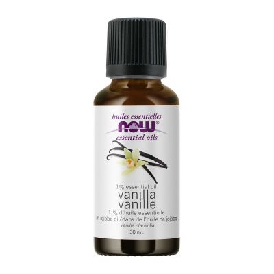 Now Vanilla Essential Oil 1% With Jojoba Oil 30ml