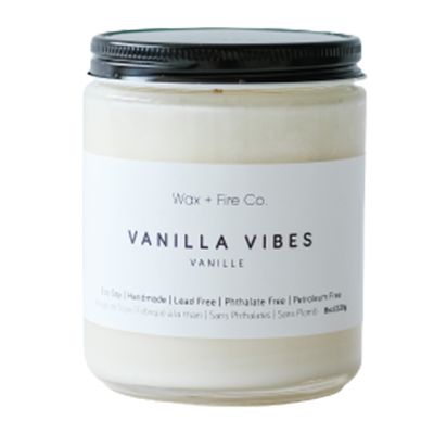 Wax + Fire Vanilla Vibes Soy Candle