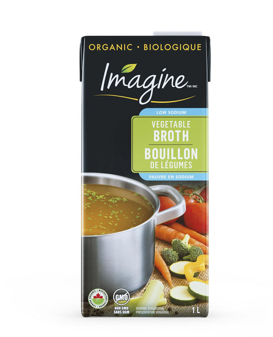 Imagine Vegetable Broth Low Sodium (Organic) 946ml