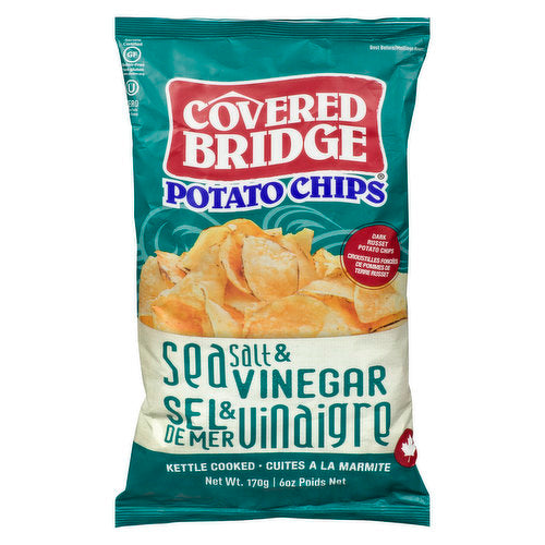 Covered Bridge Sea Salt & Vinegar 170g