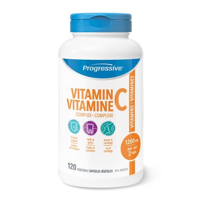 Progressive Vitamin C Complex Adult 120 Veggie Capsules
