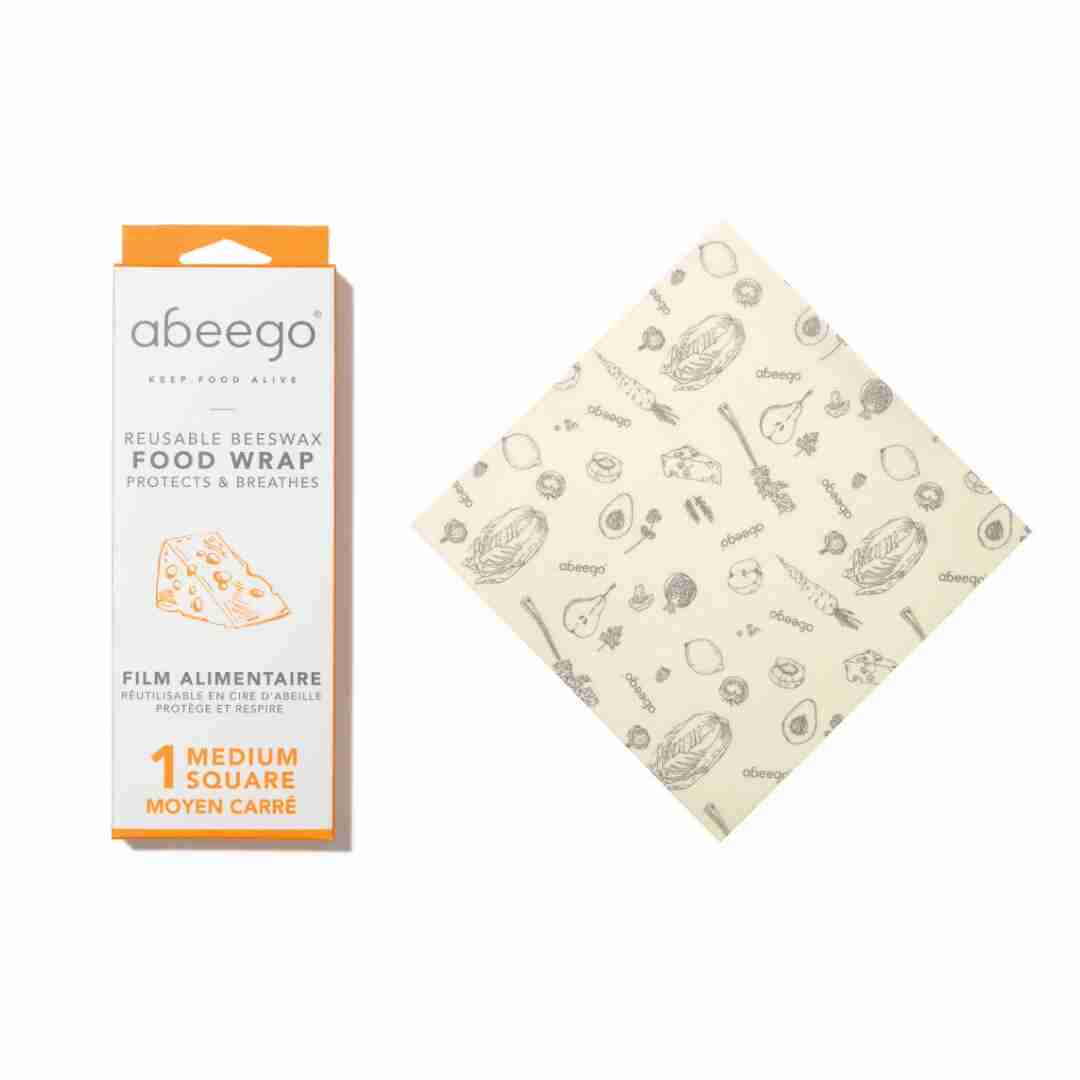 Abeego Reusable Beeswax Food Wrap 1 Medium