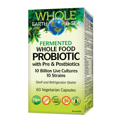 Whole Earth & Sea Fermented Whole Food Probiotic 10 Billion 60 Veg Caps