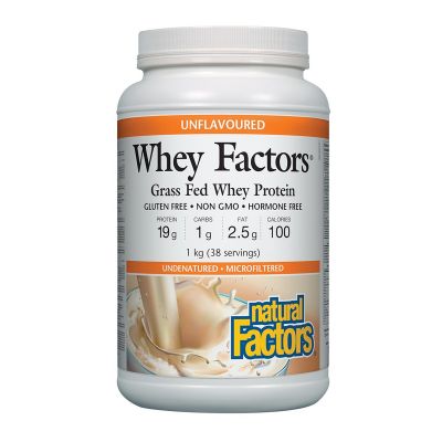 Natural Factors Whey Factors®   1 kg Powder Unflavoured