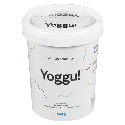 Yoggu! Vanilla Plant-Based Cultured Coconut Yogurt 450g