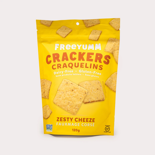 Freeyumm Crackers Zesty Cheese 120g (Gluten-Free)